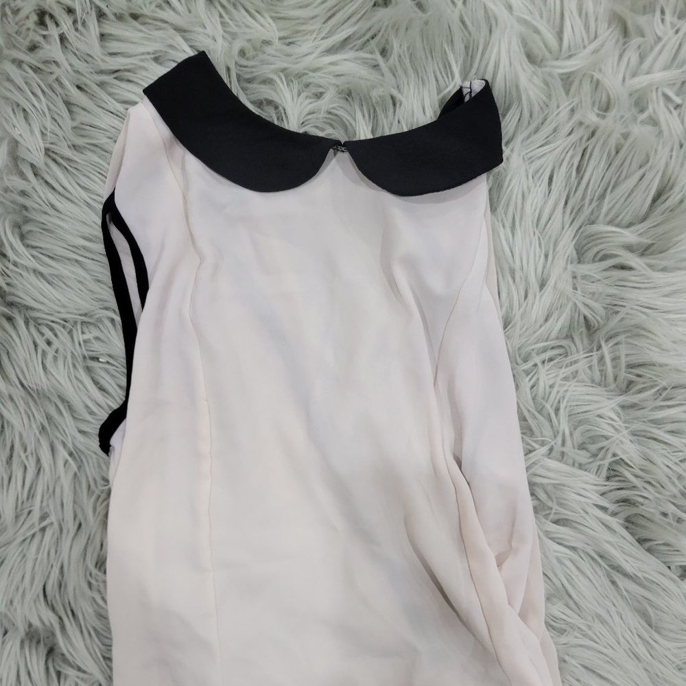 Peter pan collar blouse xs